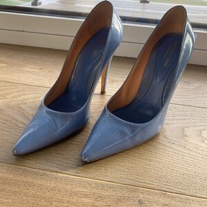 Sergio Rossi Sunset Perriwinkle Blue Heels